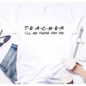 Dámské tričko pro učitelky bílá S