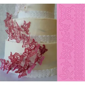 3D silikonová forma s motýlky