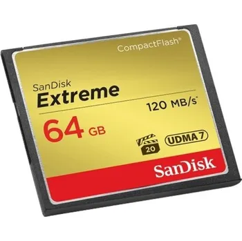 Ukládání dat Compact Flash paměťová karta 64GB