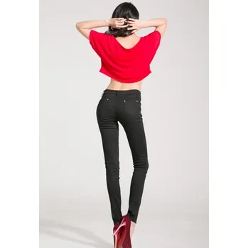 Dámské džíny Dámské stylové džíny - Černé 30