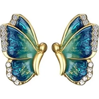Náušnice Dámské náušnice motýl H820 5