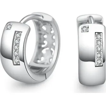 Náušnice Dámské kruhové náušnice se zirkony G294