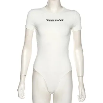 Body Dámské pletené body s krátkým rukávem B768 S