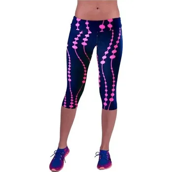 Dámské 3/4 legíny s kolečky J1689 růžová S