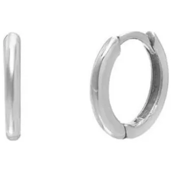 Náušnice Dámské kruhové náušnice R55 stříbrná 5