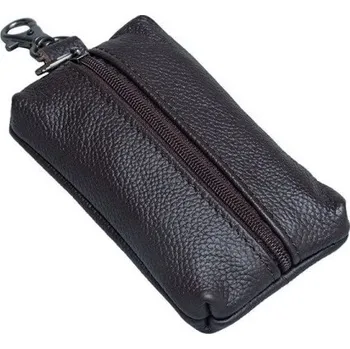 Ledvinka Cestovní pouzdro na klíče T1069 tmavě hnědá