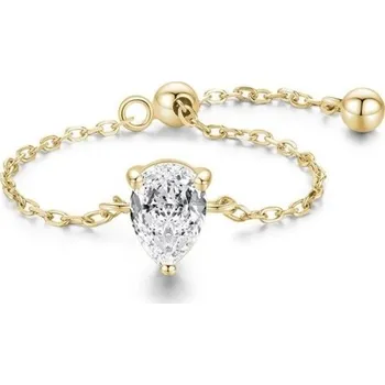 Šperk Dámský prstýnek D2484 zlatá 5