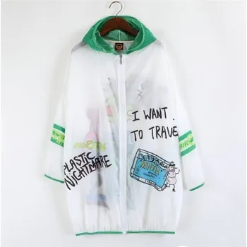 Dámská casual bunda Dámská průsvitná bunda A3079 5