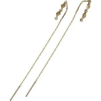 Náušnice Dámské visací náušnice G268 zlatá