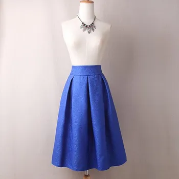 Dámská sukně Dámská sukně s vysokým pasem G36 modrá XS