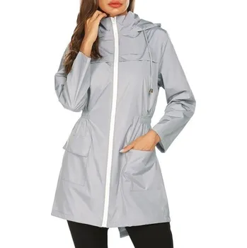 Dámská bunda Dámská nepromokavá bunda P1511 šedá XS