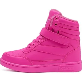 Dámské tenisky Dámské zimní tenisky Hoops s kožíškem J2437 růžová 36