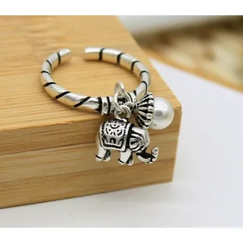 Prsten Dámský prstýnek se slonem D2999