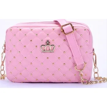 Kabelka Dámské stylové psaníčko se vzorem - Růžové