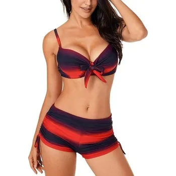 Dámské plavky Dámské bikiny P927 červená M