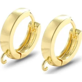 Náušnice Dámské kruhové náušnice G524 zlatá 1 ks 5