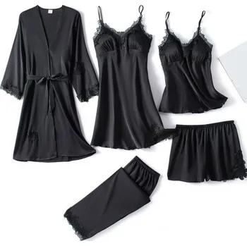 Dámské pyžamo Dámský pyžamový set P2581 černá XL