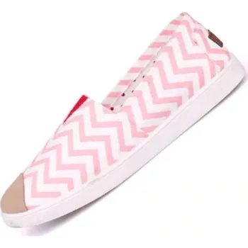 Dámské tenisky Dámské slip-on tenisky se vzorem růžová 35