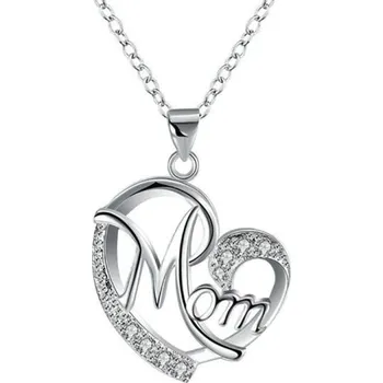 Náhrdelník Dámský náhrdelník máma D245 stříbrná