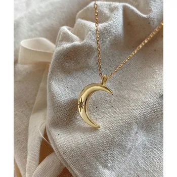 Náhrdelník Dámský náhrdelník s půlměsícem G591