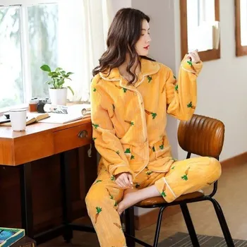 Dámské pyžamo Dámské pyžamo P2862 žlutá S