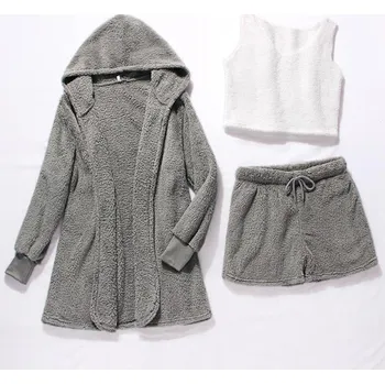 Dámské pyžamo Dámský pyžamový set P2773 tmavě šedá L