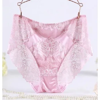 Kalhotky Dámské kalhotky do pasu - nadměrné velikosti růžová 3XL