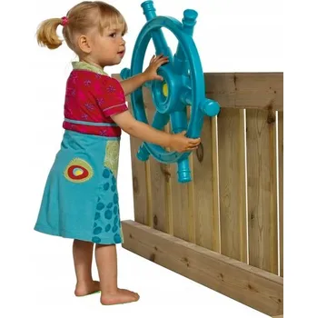 Hra na zahradu Velké Kormidelní Kolo Kormidlo na Dětské Hřiště KBT STAR tyrkysové