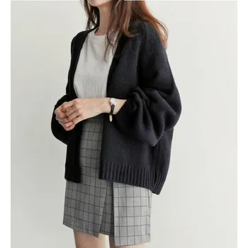 Dámský pletený cardigan A2157 černá