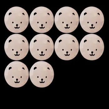 Dětská zábrana Bezpečnostní zástrčka do elektriky 10 ks E532 průhledná