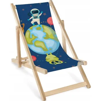 Zahradní lehátko Allbag vícebarevné dřevěné Lehátko