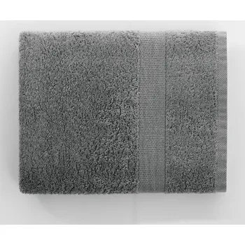 Ručník Bavlněný ručník DecoKing Marina šedý, velikost 70x140