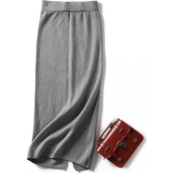 Dámská sukně Dámská dlouhá sukně A1138 šedá