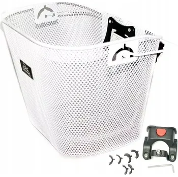 Košík na láhev Přední košík na kolo sportown 31,8 bílý