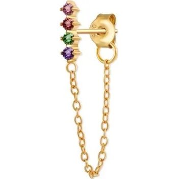 Náušnice Dámská visací náušnice zlatá 2