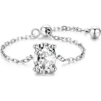 Prsten Dámský prstýnek D2484 stříbrná 3