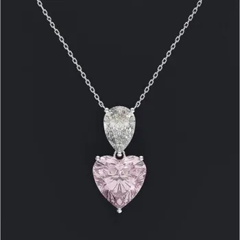 Náhrdelník Dámský náhrdelník se srdci G554 4