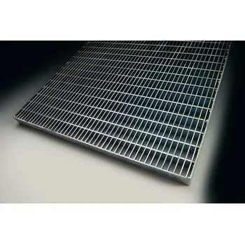 Postelový rošt Lisovaný rošt 30x10/30x2 surová ocel 1x1 m