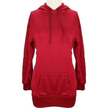 Dámská mikina Dámská volná mikina s kapucí červená M