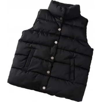 Dámská vesta Dámská prošívaná vesta P1421 černá M