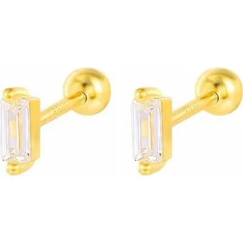 Náušnice Dámské peckové náušnice H702 zlatá 5