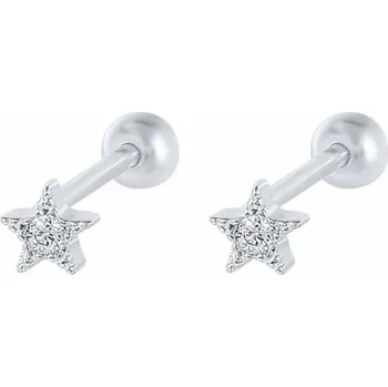 Náušnice Dámské peckové náušnice H702 stříbrná 8