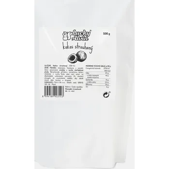 Lucky Alvin kokos strouhaný v kompostovatelném obalu (Velikost: 500g)