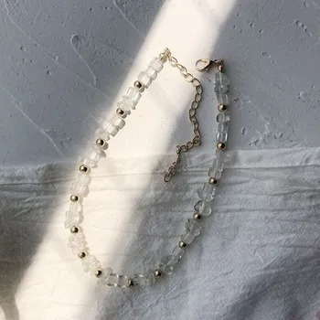 Náhrdelník Dámský kamínkový řetízek G797 4