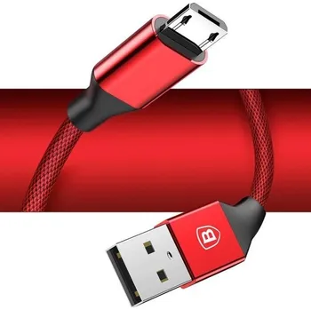 Datový kabel Datový kabel USB na Micro USB K594 červená 1 m