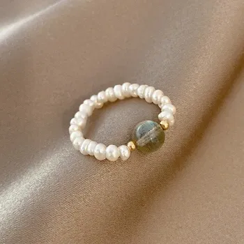 Šperk Dámský prstýnek s perlami D2434 10