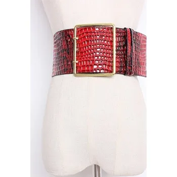 Opasek Dámský pásek L249 červená