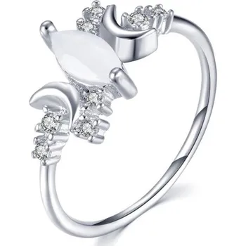 Prsten Dámský prstýnek s měsícem D2909 stříbrná 9