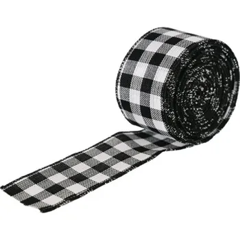 Balící papír Dárková stuha 6 m černá
