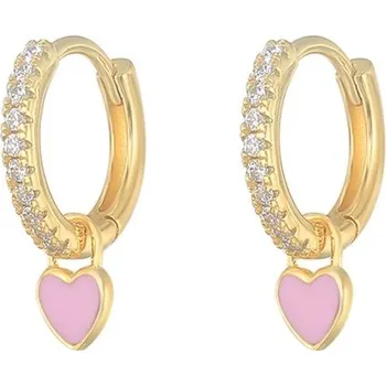 Náušnice Dámské kruhové náušnice s přívěskem G1019 12